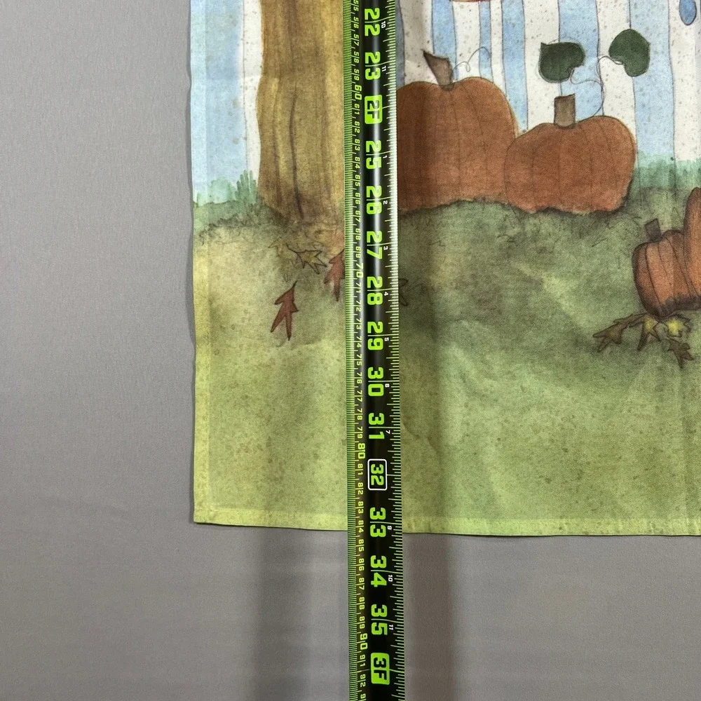 Custom Decor Decorative Wall Hanging Flag Black Cat Sunflowers Pumpkins 23